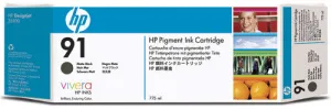 HP 91 Matte Black Ink Cartridge C9464A Partially Used OEM