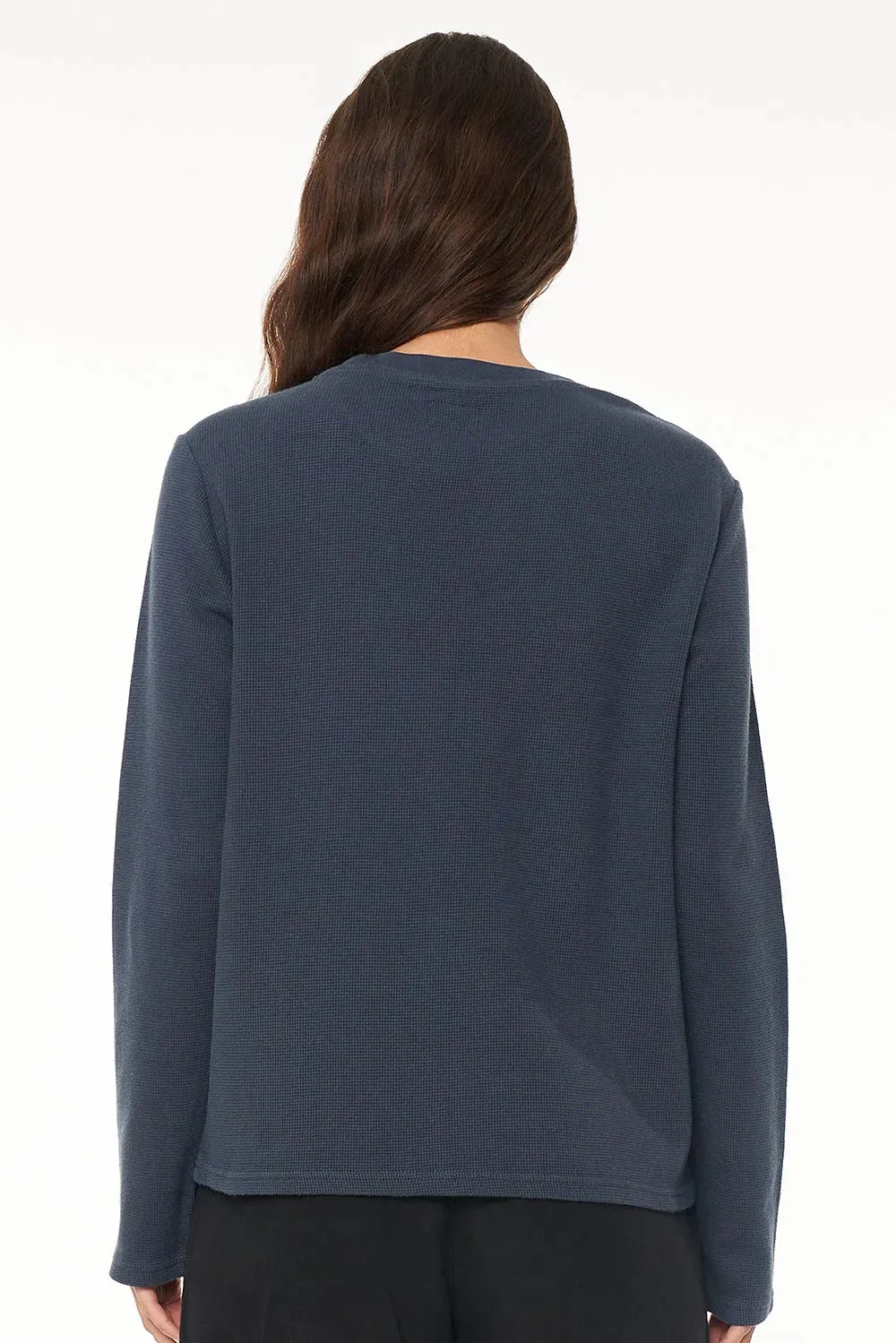 Huffer - Waffle Long Sleeve Relax Tee/H-Lock