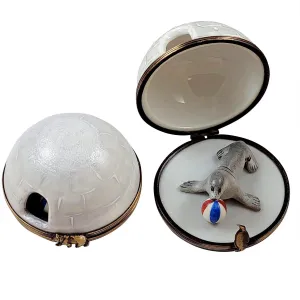 Igloo with Seal limoges box