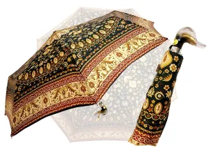 il Marchesato Beautiful Italian Flowered Women's Folding Umbrella