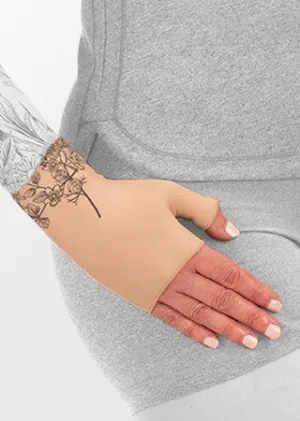 Juzo Soft Gauntlet w/Thumb (WILDFLOWER HENNA-BEIGE)