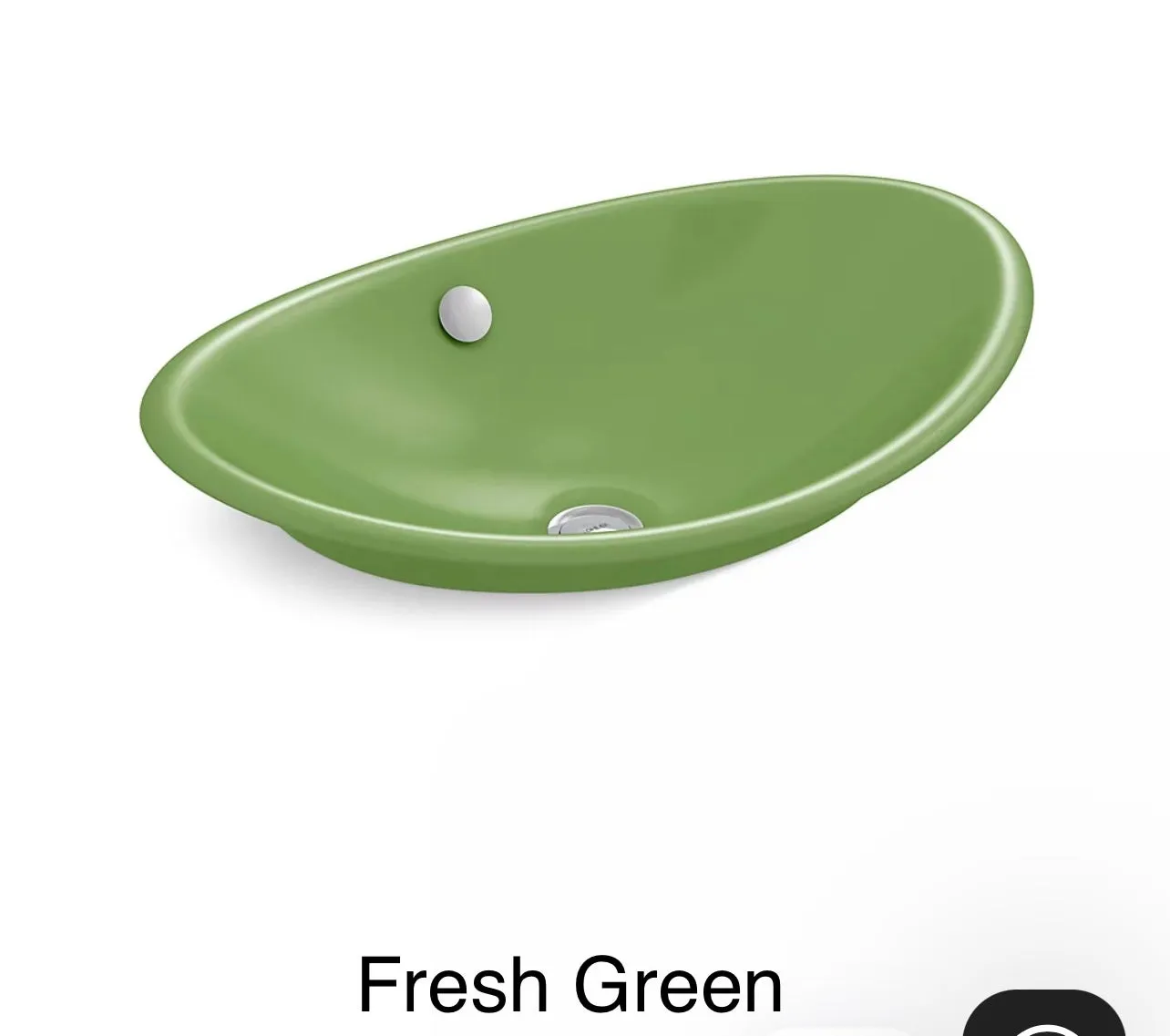Kohler 'Iron Plains' Vessel Sink, Fresh Green (SK-130.B)