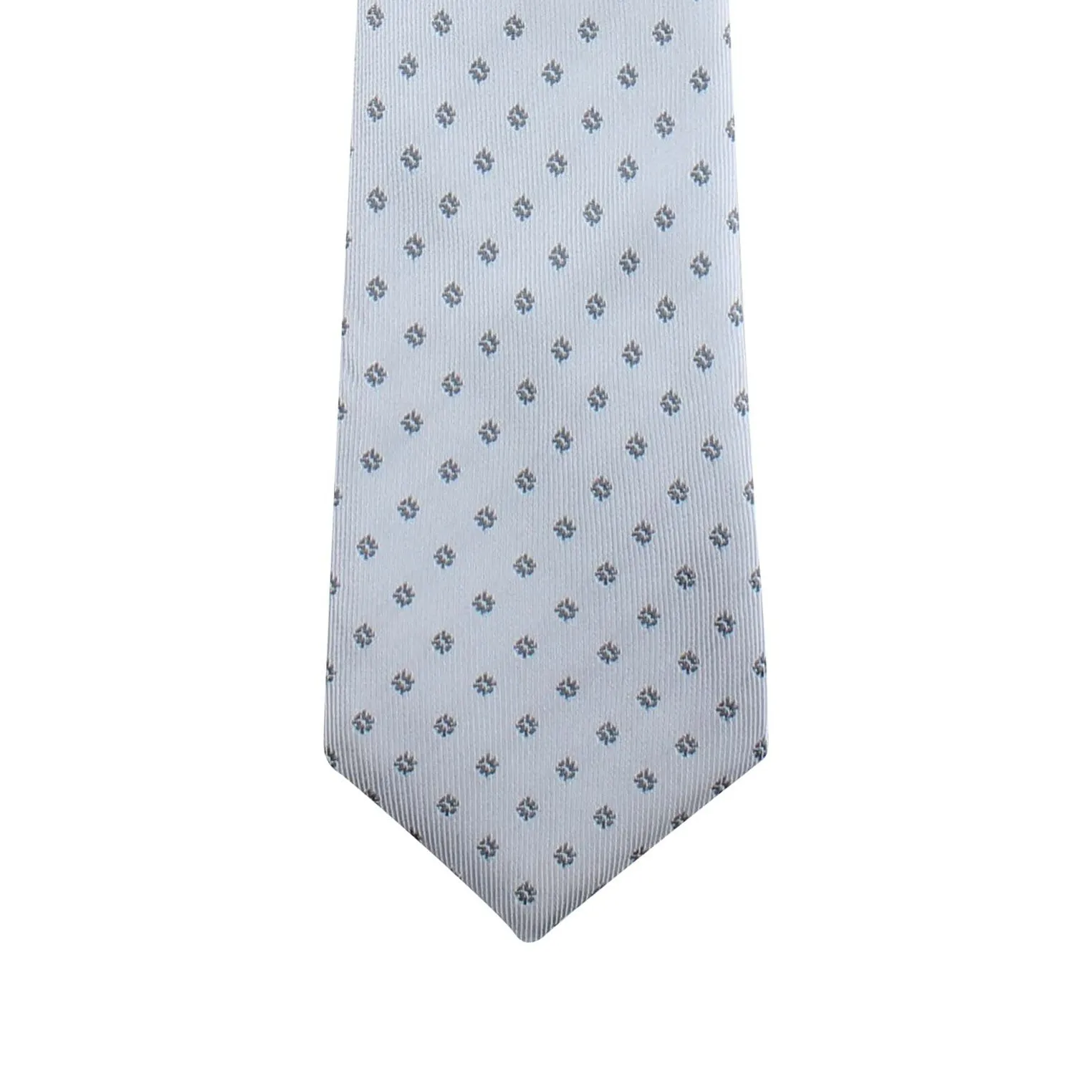 Kovove The Abstract Polka Fusion Grey Necktie and Pocket Square Gift Box