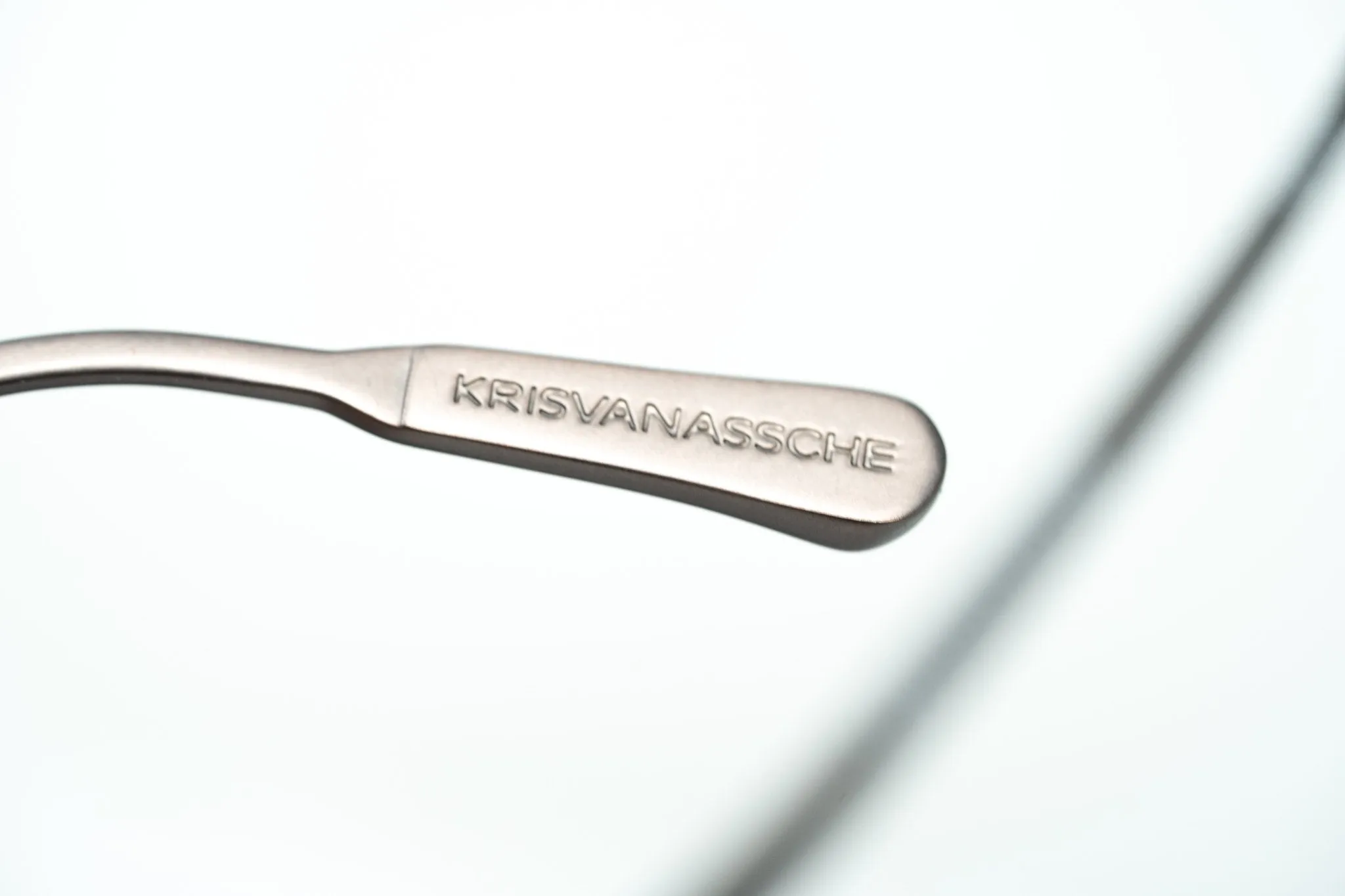 Kris Van Assche Sunglasses Grey and Gold