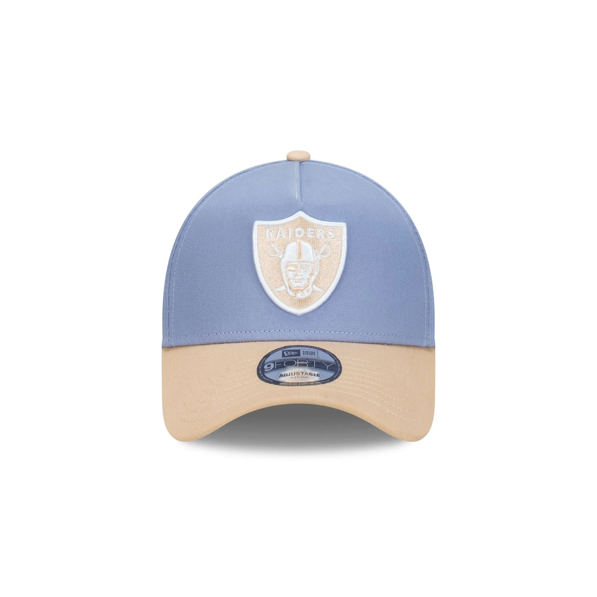 Las Vegas Raiders Blueberry Cream 9FORTY A-Frame Snapback