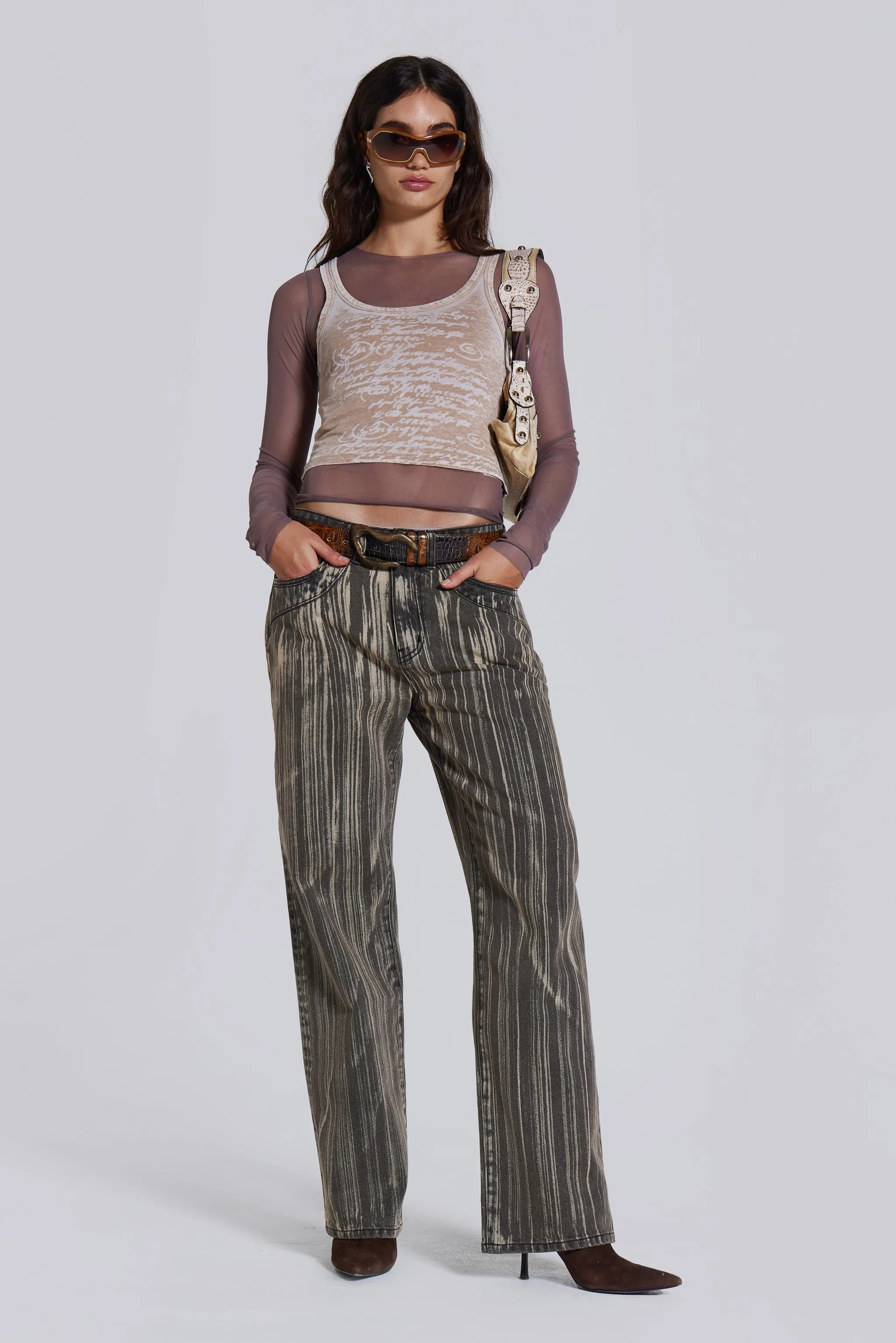 Lia Top in Taupe