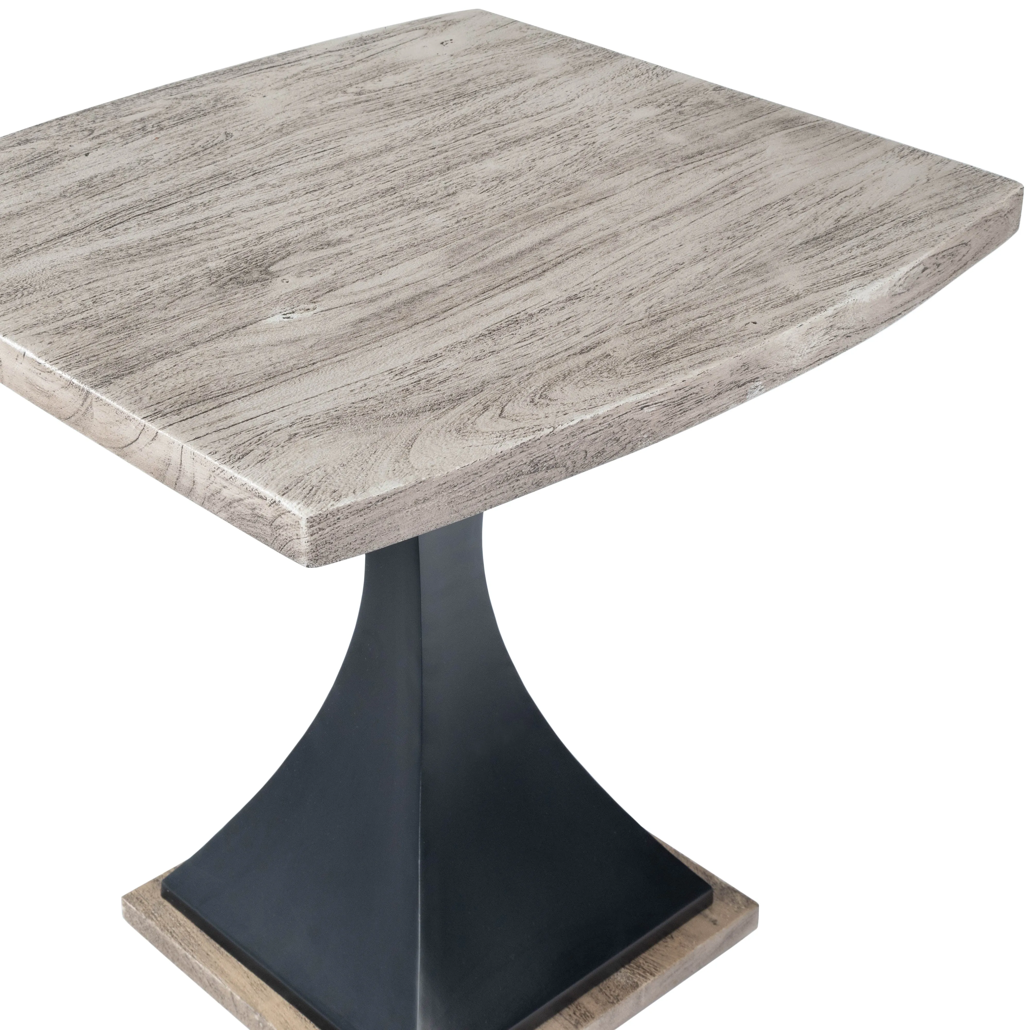 Lidiya Wood & Metal End Table in Gray  5459025