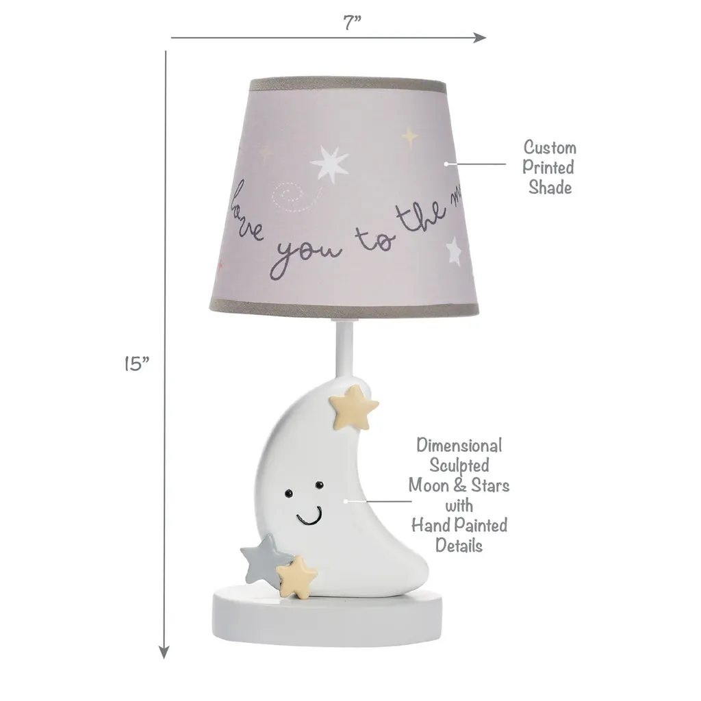 Little Star Celestial Moon Nursery Lamp