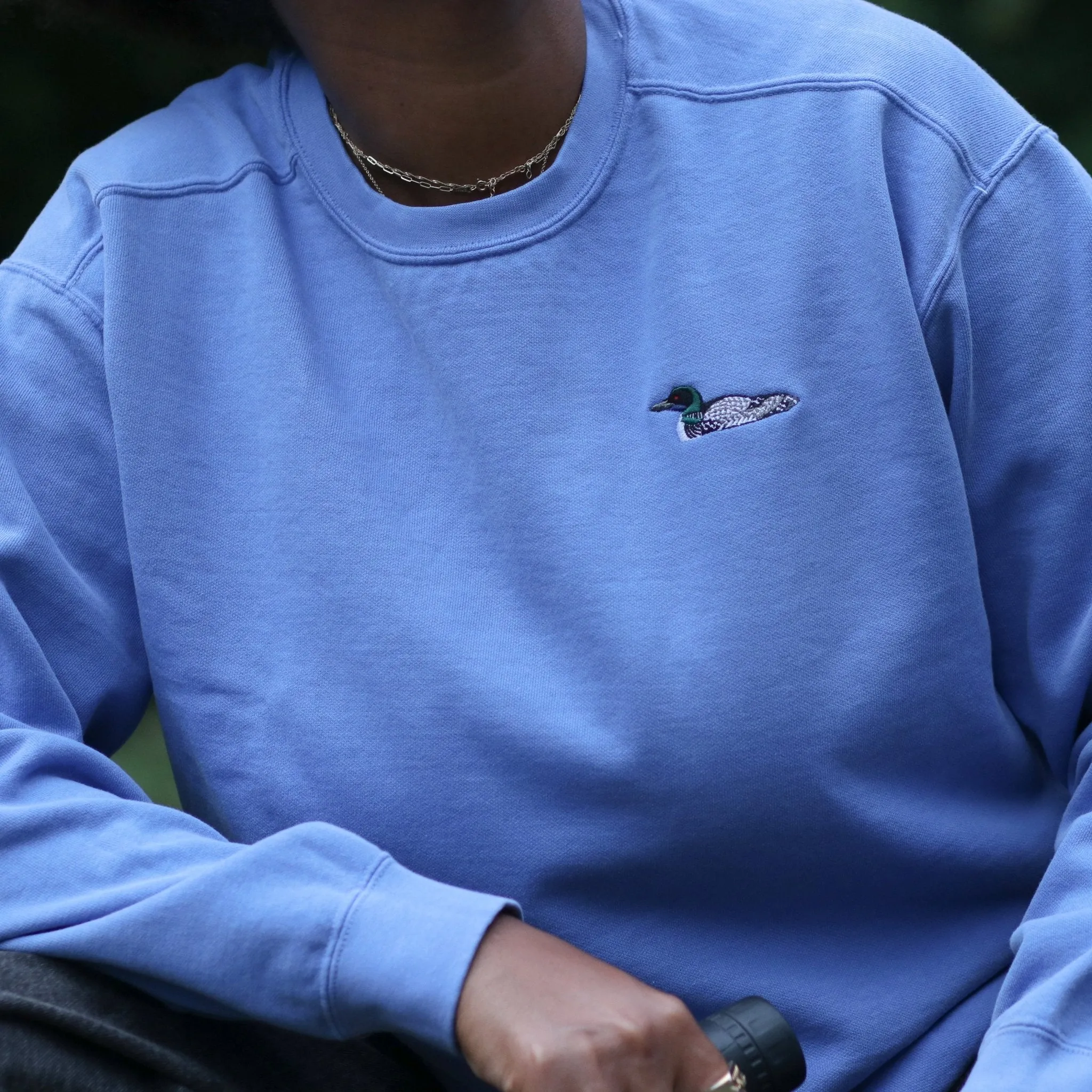 Loon Embroidered Sweatshirt