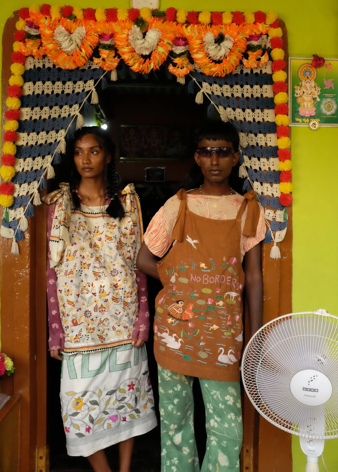 Lotus Lake Kantha Mini Dress