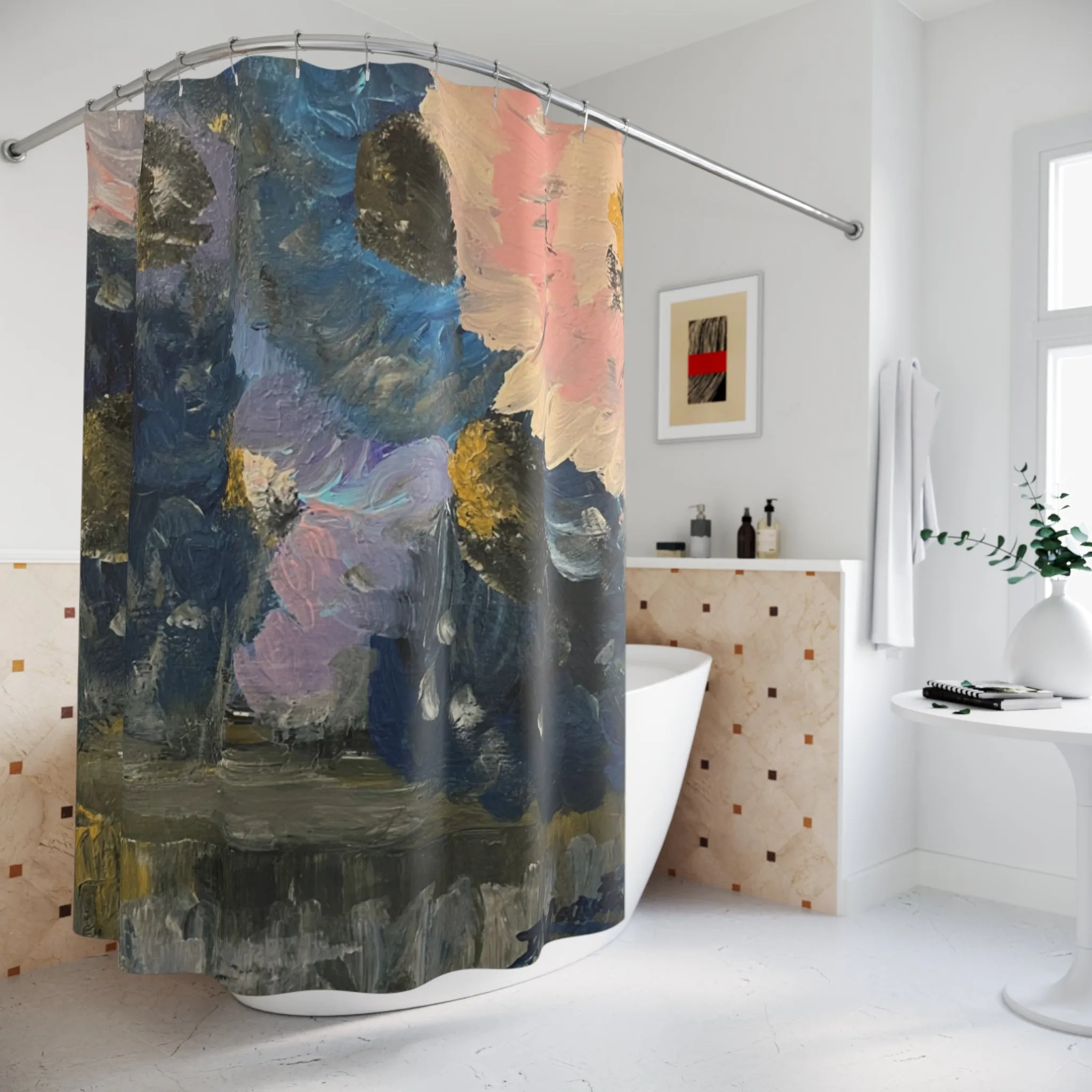 “Magic” Polyester Shower Curtain