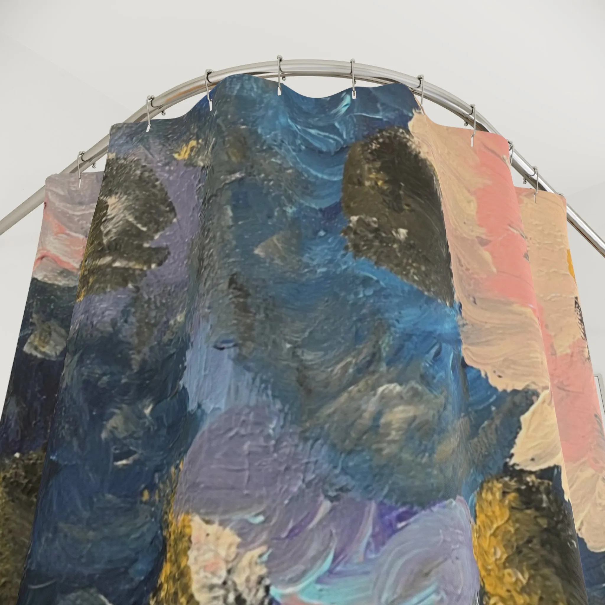 “Magic” Polyester Shower Curtain