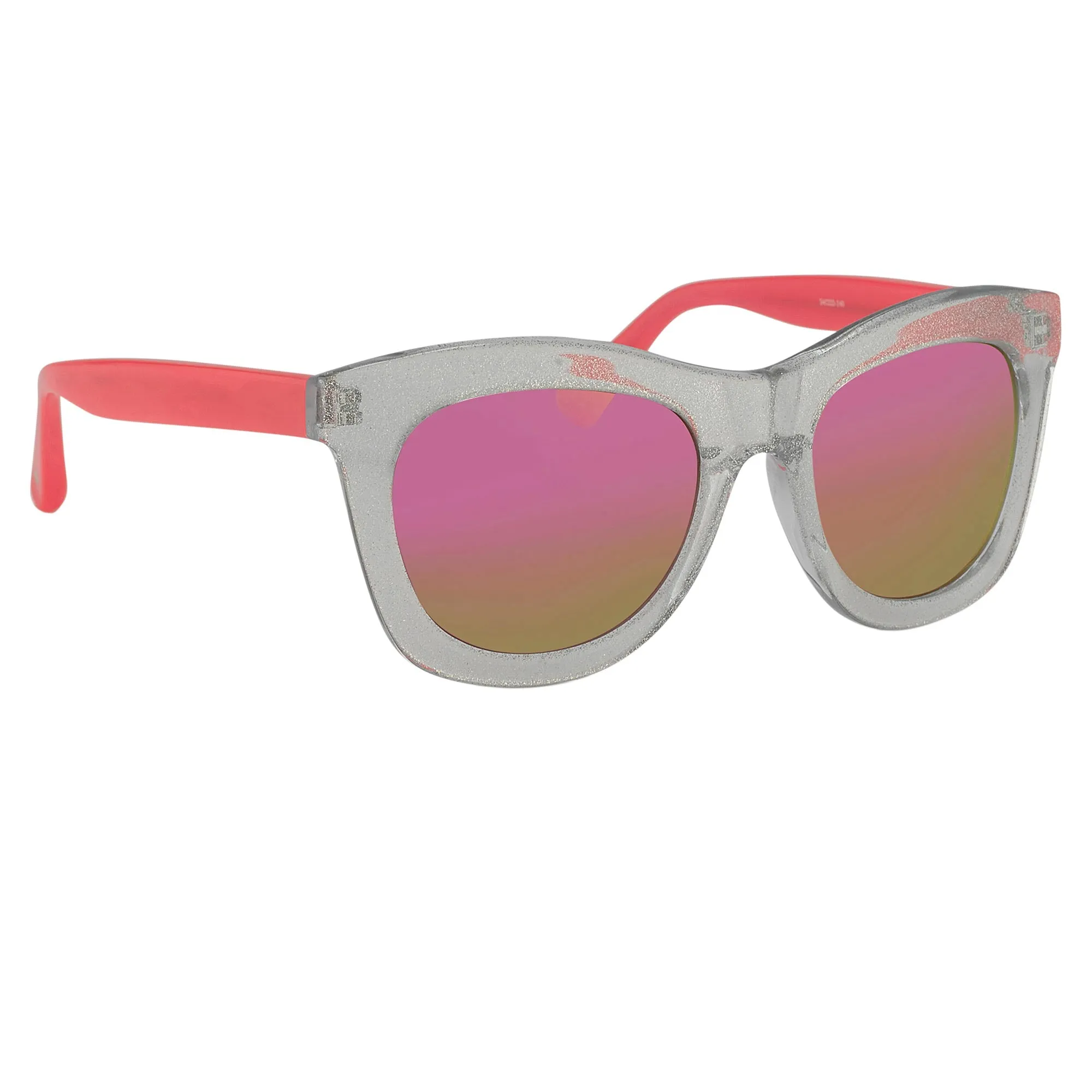 Markus Lupfer Sunglasses D-Frame Blue and Pink Revo