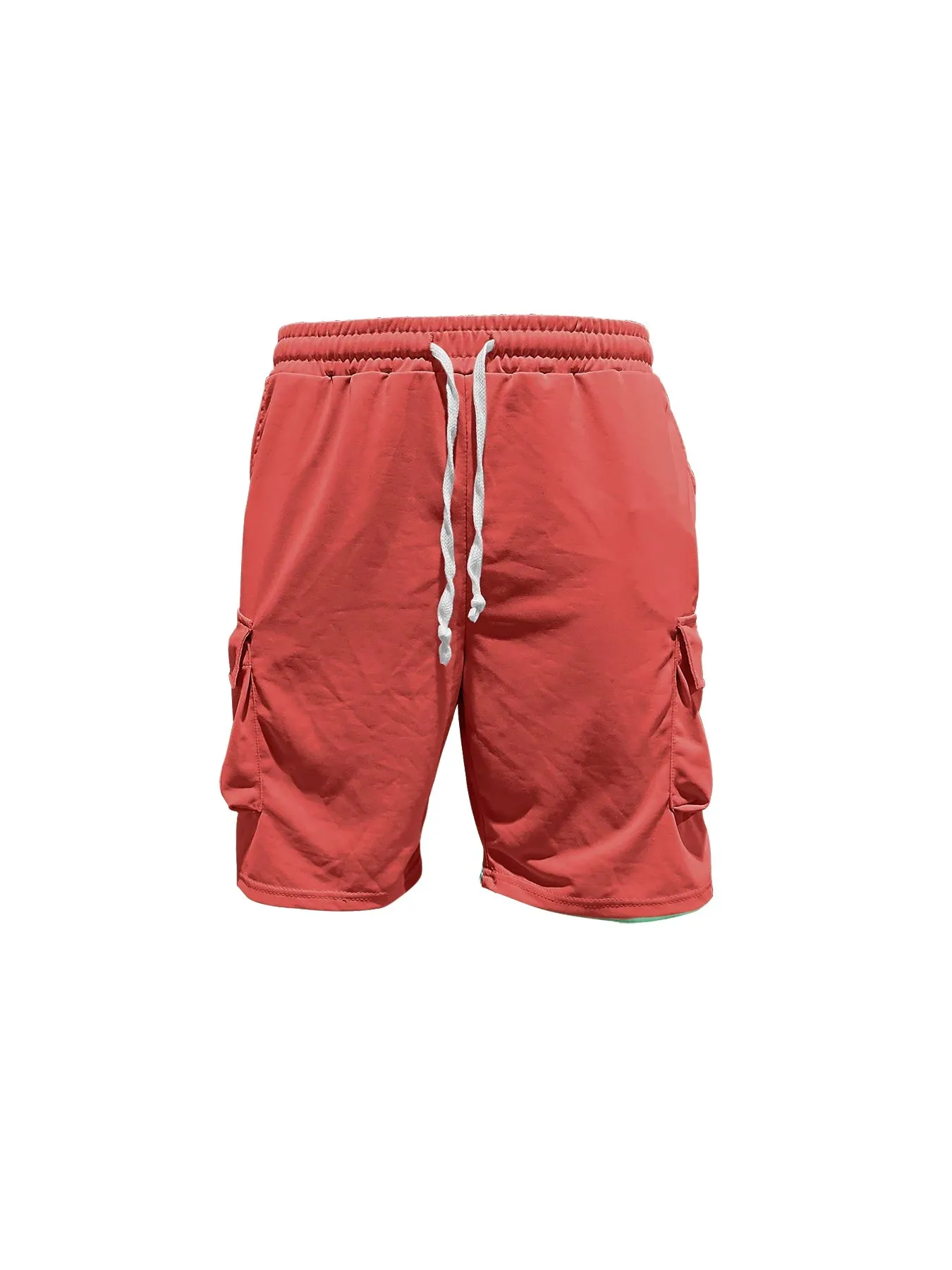 Men's Round Neck Short sleeve T-shirt And Short Pant With Pockets