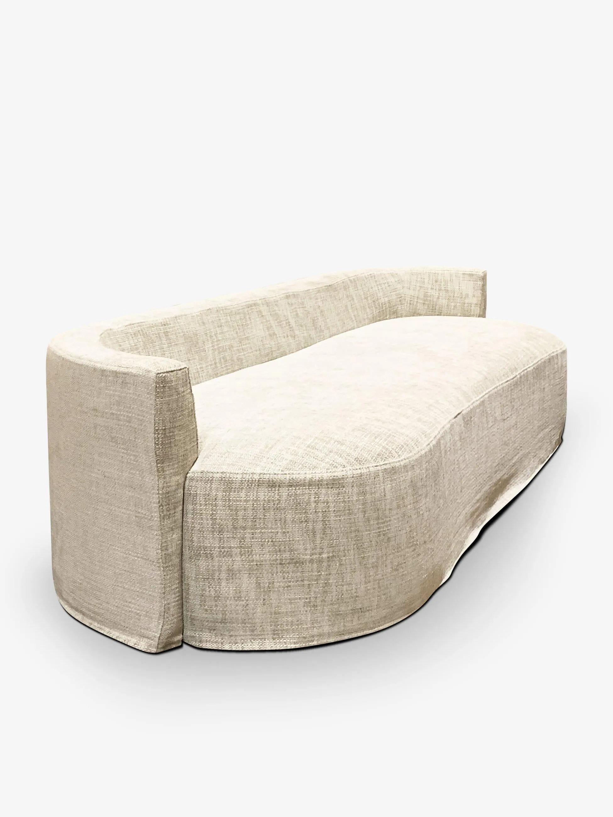 NOS Sofa in Fabric LIN Gris 005 by Collection Particuliere