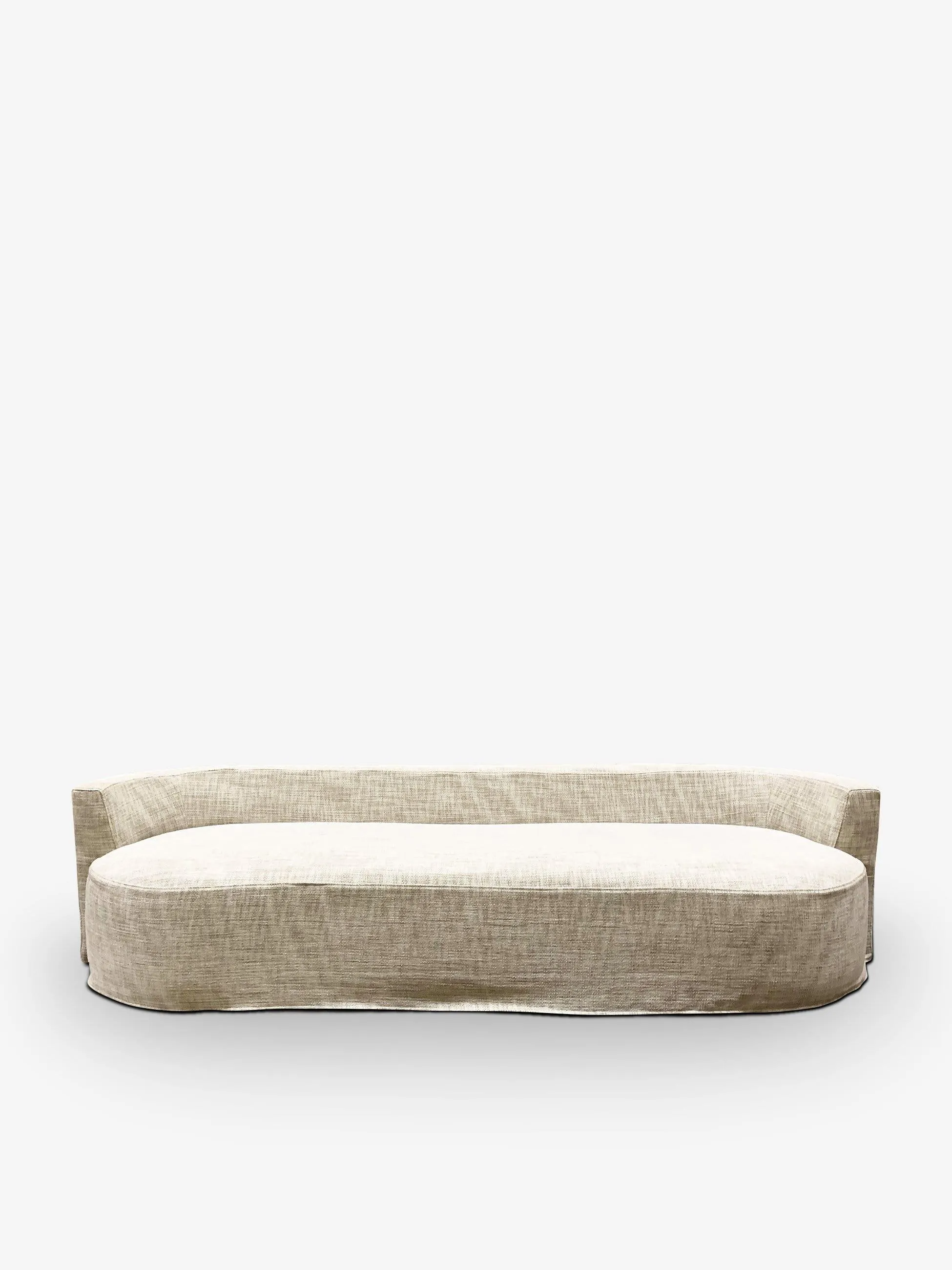 NOS Sofa in Fabric LIN Gris 005 by Collection Particuliere