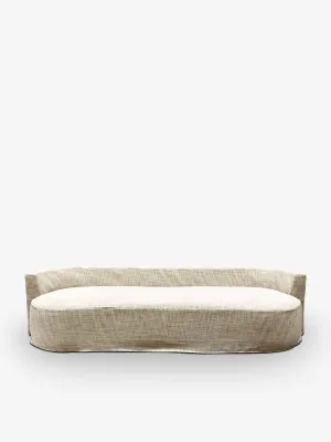 NOS Sofa in Fabric LIN Gris 005 by Collection Particuliere