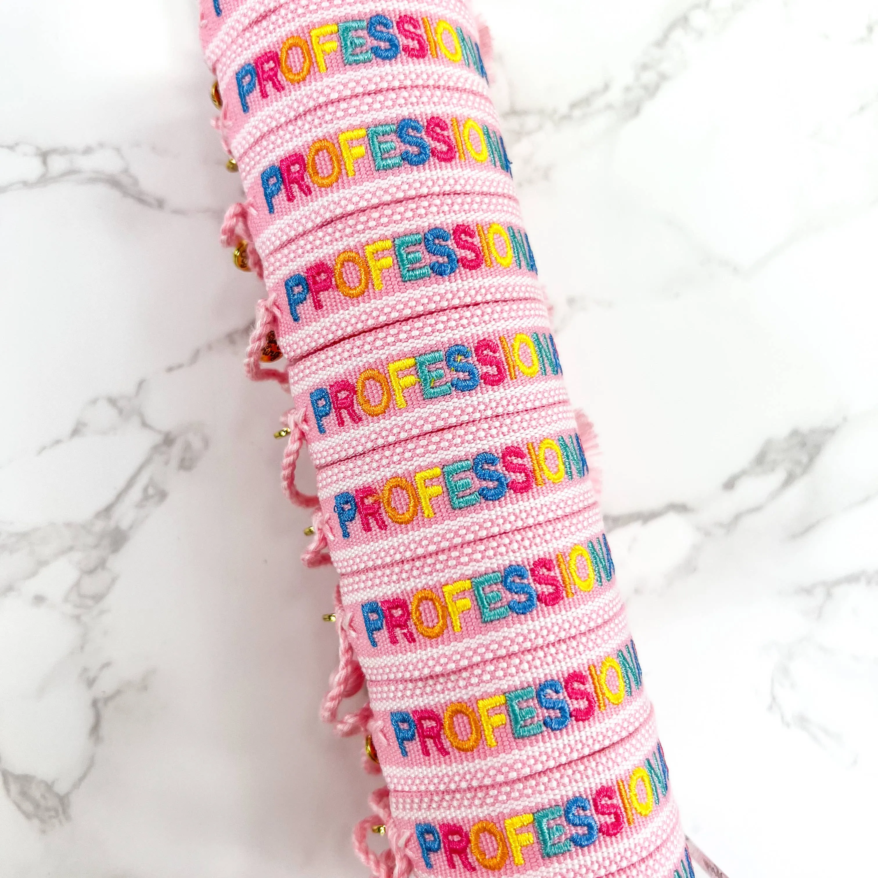 Professional Celebrator Embroidered Bracelet