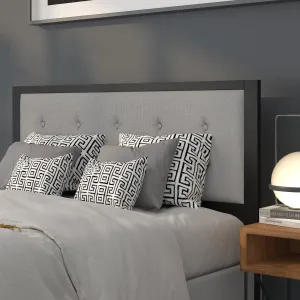 Queen Light Gray Headboard HG-HB1725-Q-LG-GG
