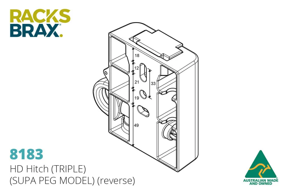 RacksBrax HD Hitch (Triple)