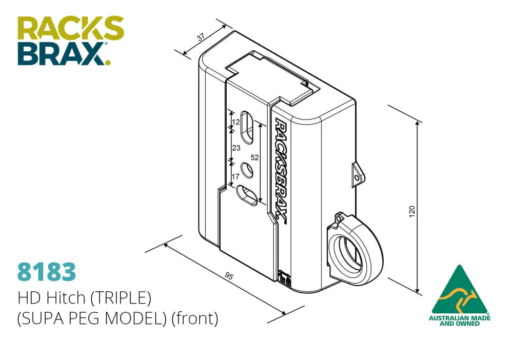 RacksBrax HD Hitch (Triple)