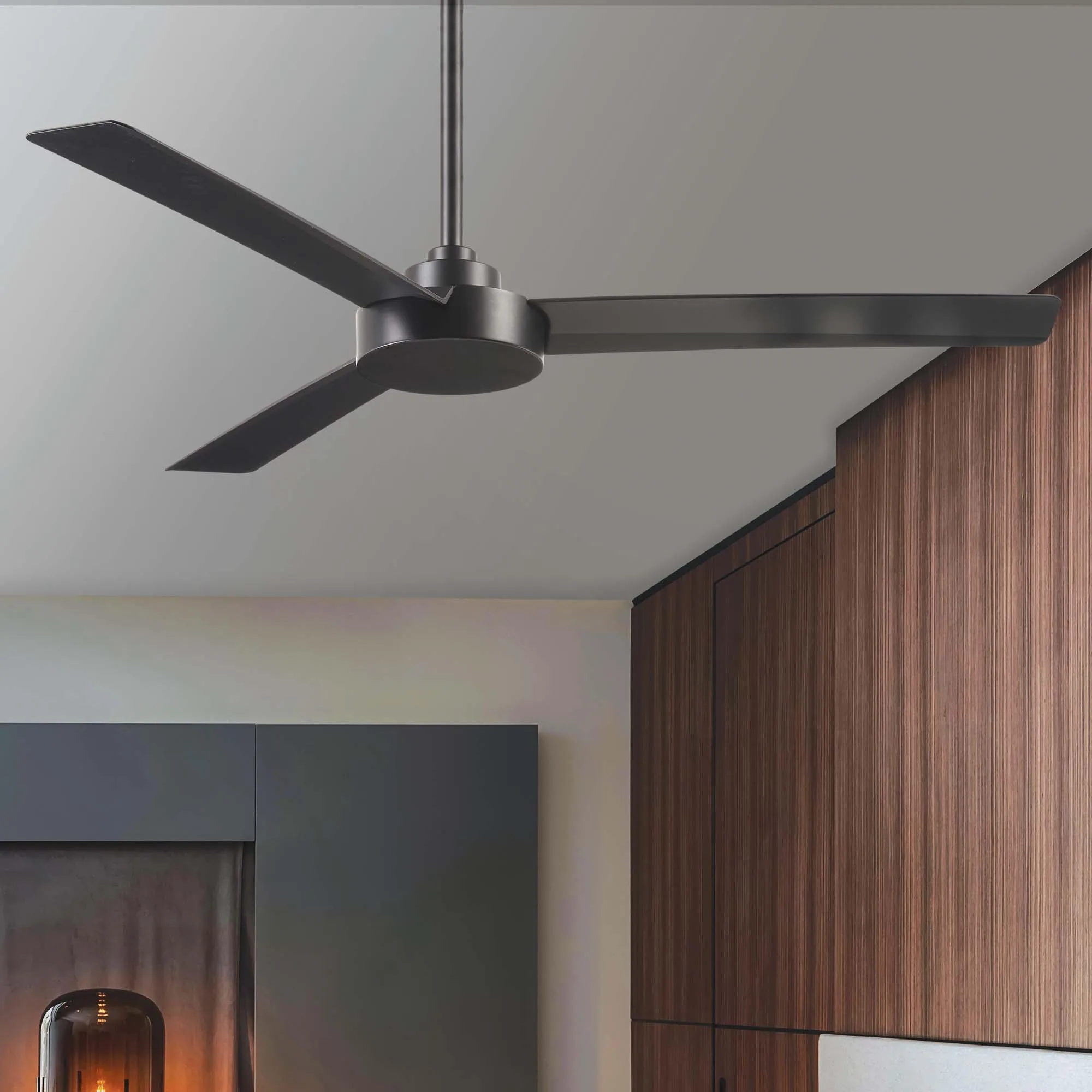 Roto 52" Coal Ceiling Fan with Wall Control