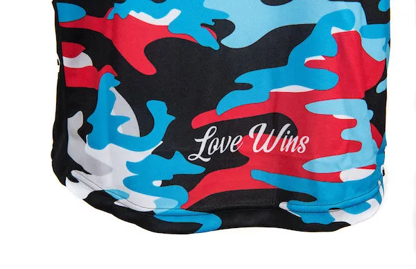 Royal Camo re-cycle long sleeve MTB jersey