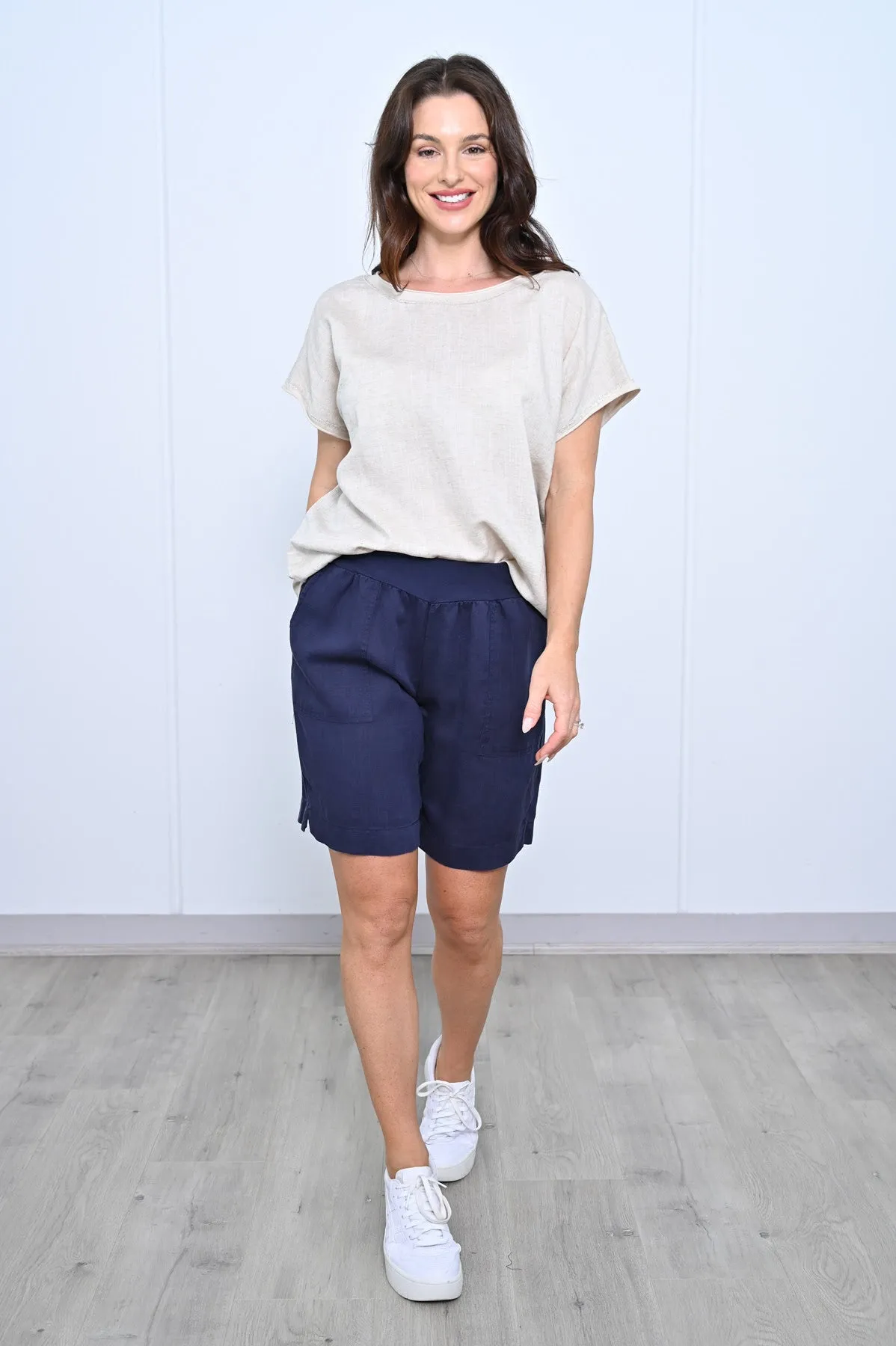 Serenity Linen Blend Short