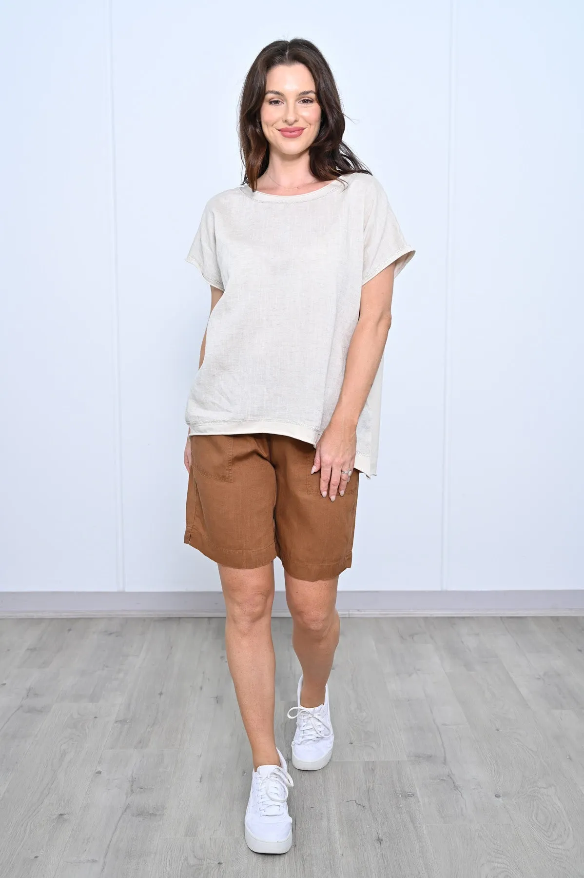 Serenity Linen Blend Short