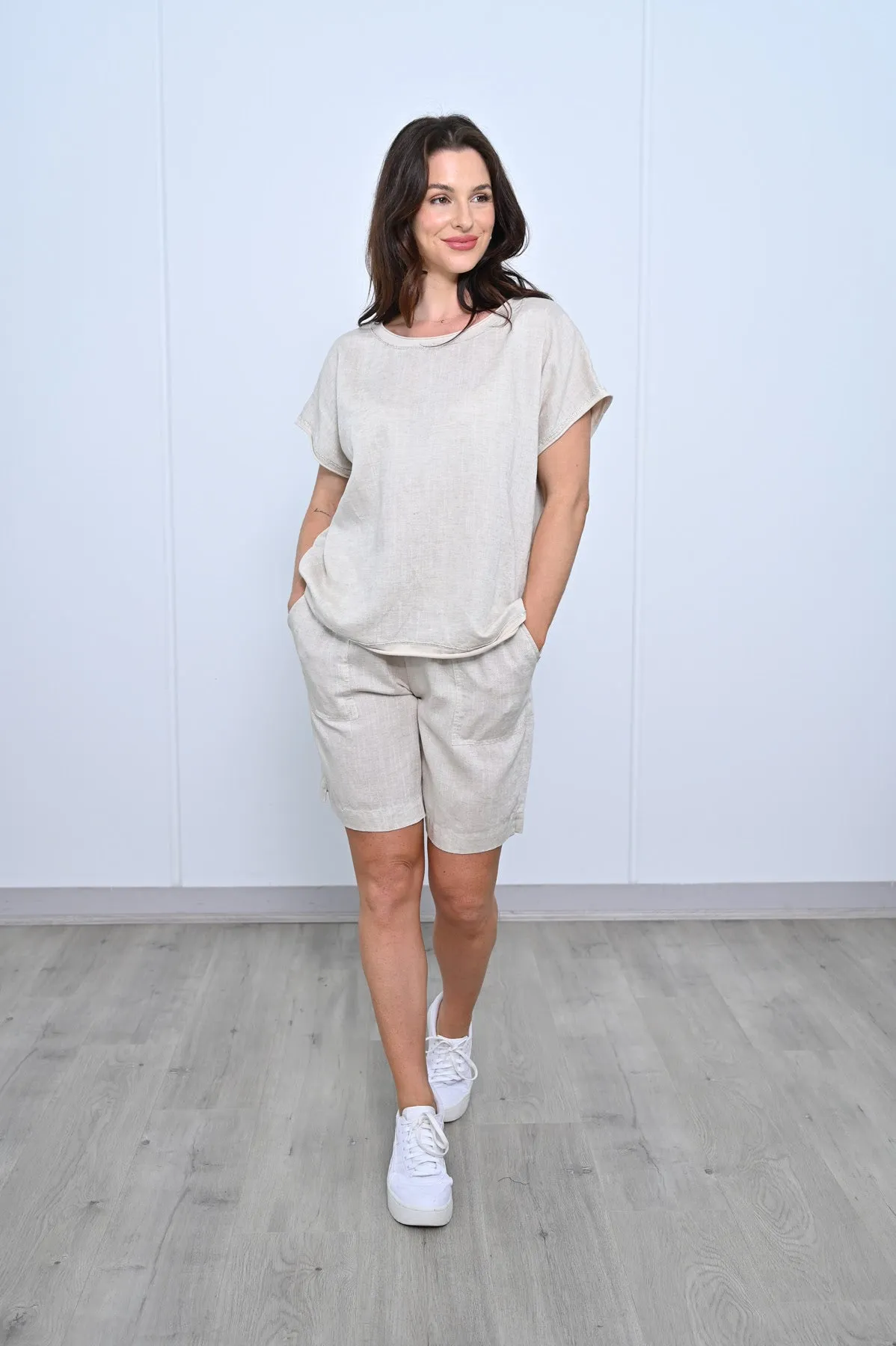 Serenity Linen Blend Short