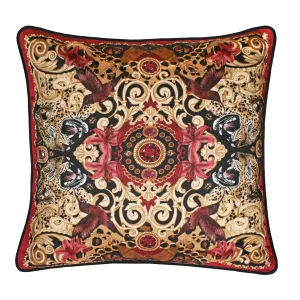 The Leopard & Ruby Cushion | 45x45cm