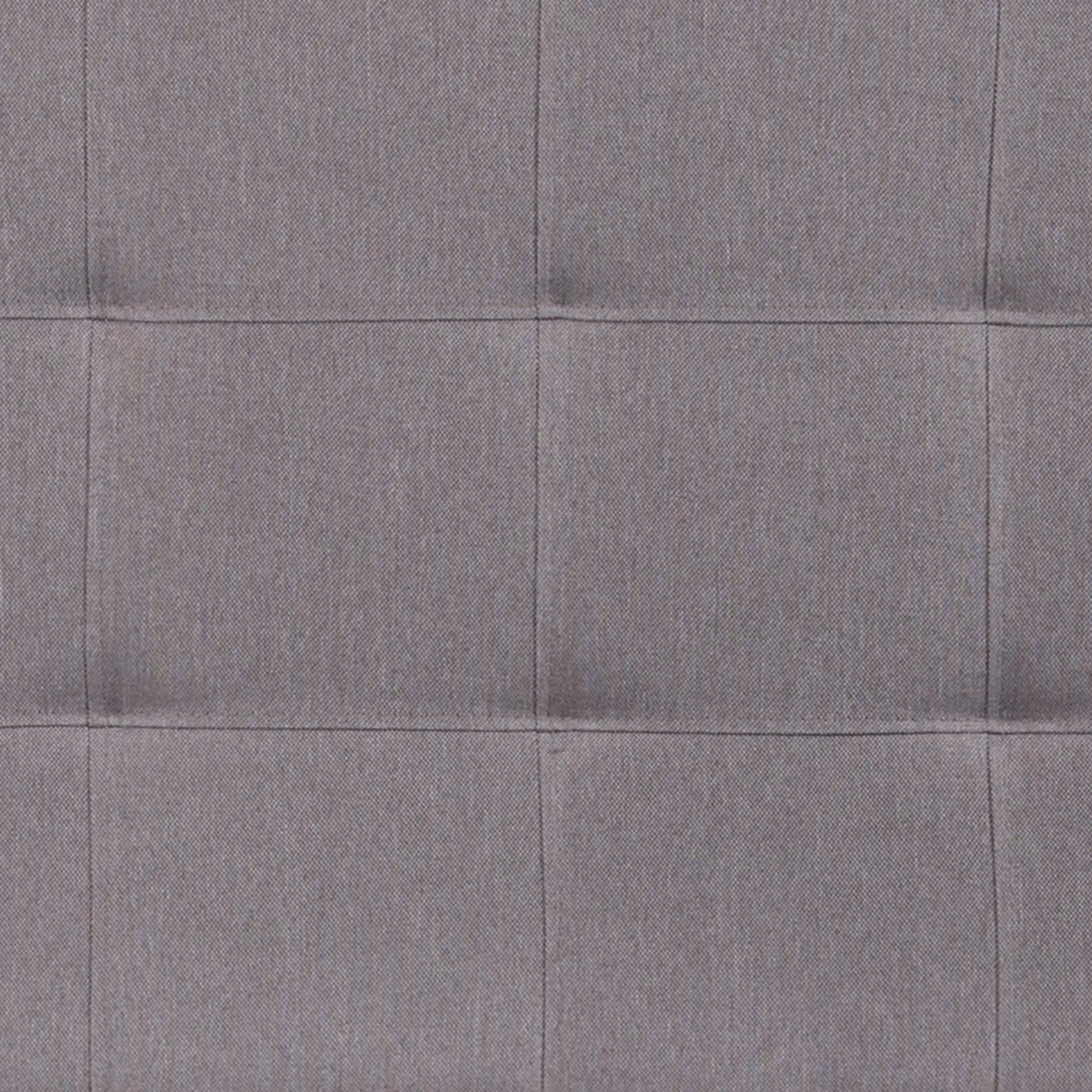 Twin Headboard-Gray Fabric HG-HB1704-T-LG-GG