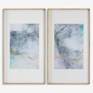 Undulating Oro Framed Prints