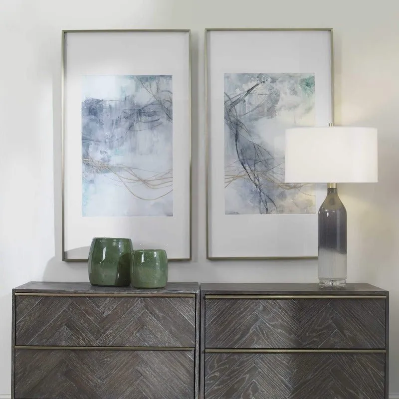 Undulating Oro Framed Prints