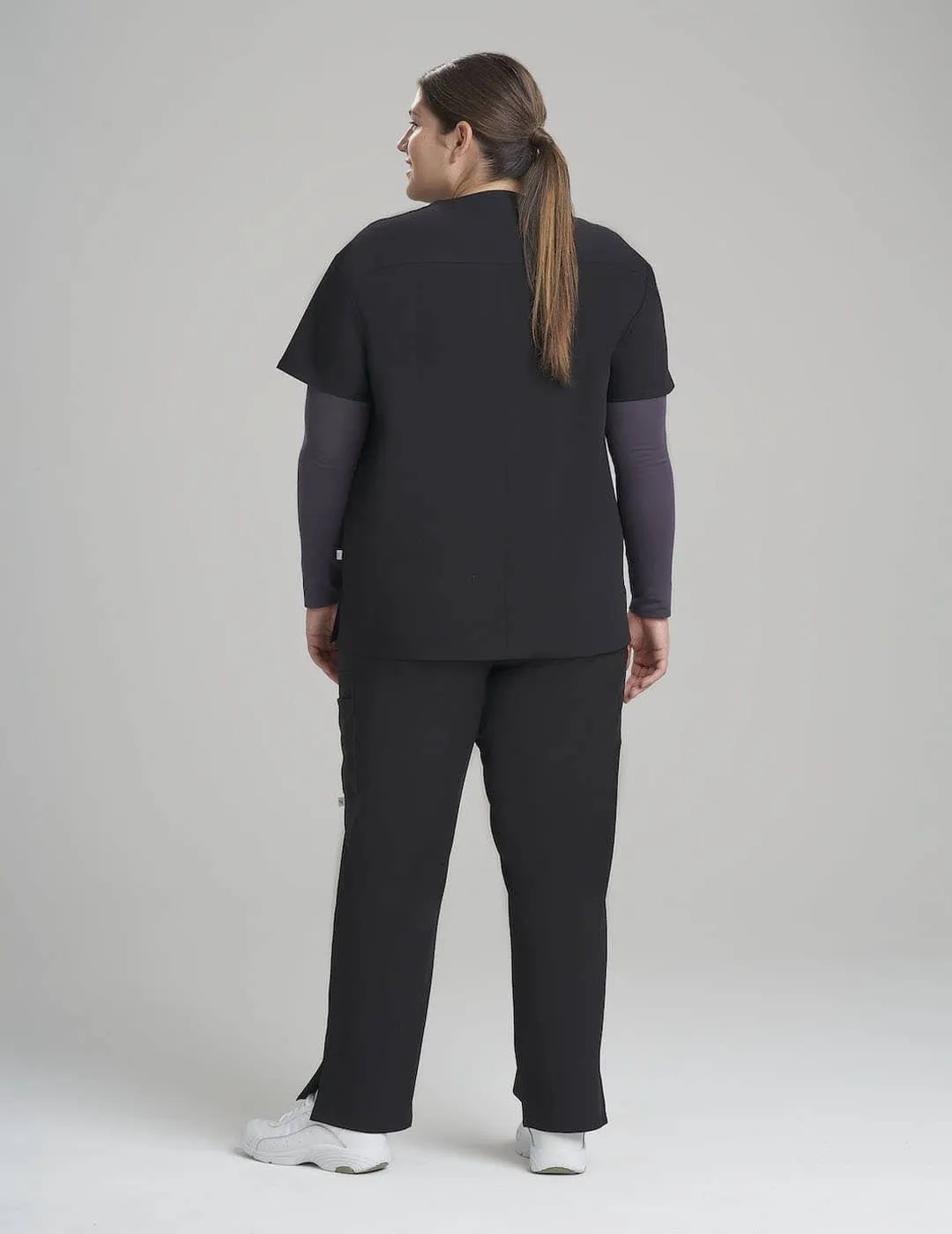 Womens 3-Pocket V-Neck Scrub Top Core Colorways