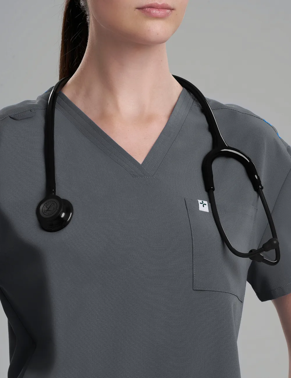 Womens 3-Pocket V-Neck Scrub Top Core Colorways