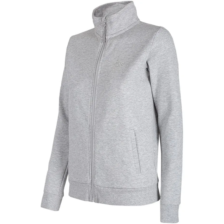 Women's Sweatshirt 4F Cool Light Gray H4l22 Bld351 27M L