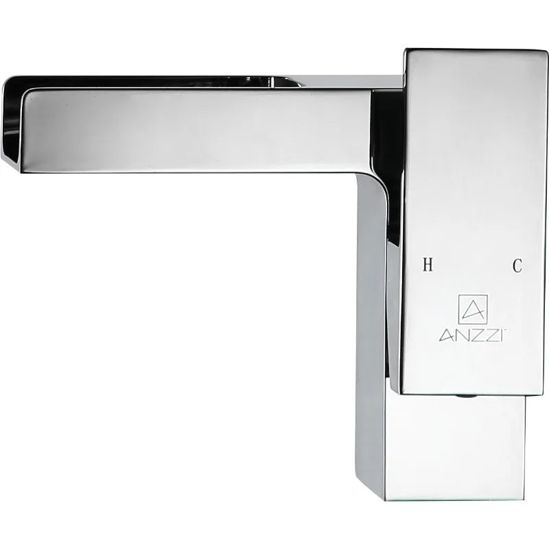 Zhona Single-Handle Bathroom Faucet in Polished Chrome